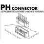 3 pins JST-PH THT connector - Horizontal