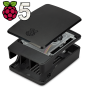 Boîtier officiel Raspberry Pi 5 - Noir et gris