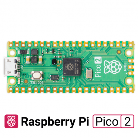 Pico2 (RP2350)  - 2 cores microcontroler from Raspberry-Pi (ARM Cortex M33, RISC-V)