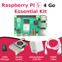 Raspberry Pi 5 4Go Essential Pack (Pi 5 included, WHITE)