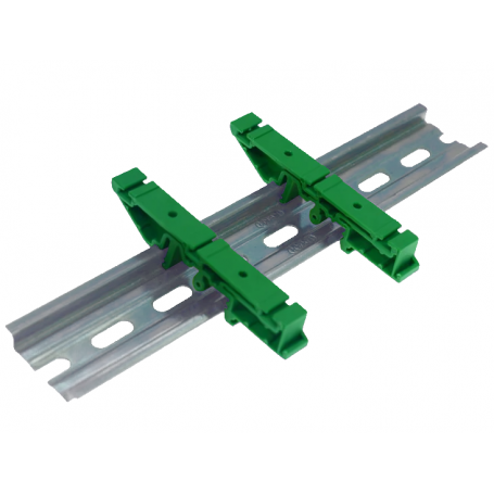 2x DIN rail clip - holding support