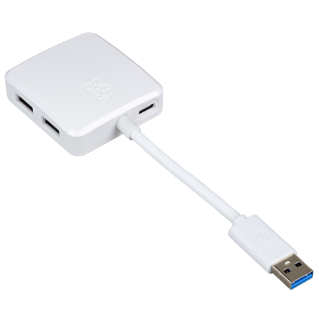 HUB with 4 USB3 connector - Raspberry-Pi - External power (opt.)