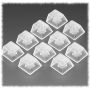 Translucent Keycaps for MX Compatible Switches - 10 pack