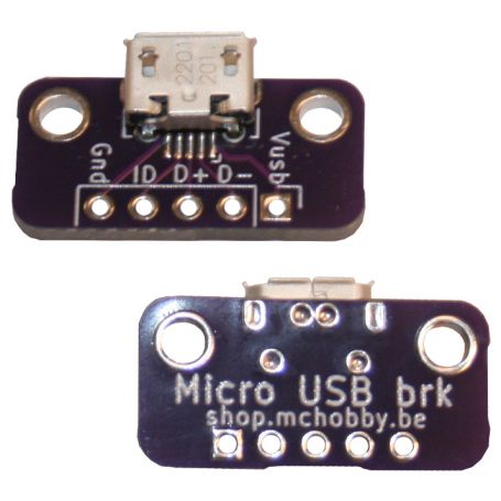 Breakout microUSB type B