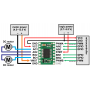 Double Pont-H - TB6612FNG - 4.5 à 13.5V @ 1.2A