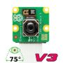 Raspberry-Pi Camera V3 - 12 MegaPixels - Auto-focus, HDR, low light ambiance