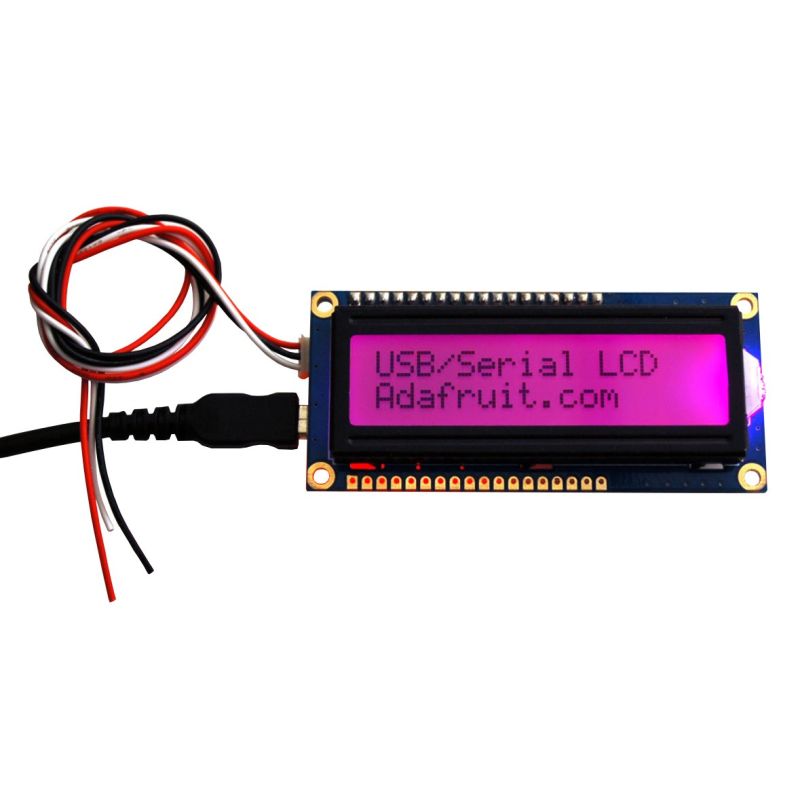 LCD Positif 16x2 - USB + Série