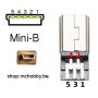 USB Type Mini B Male - Connecteur DIY