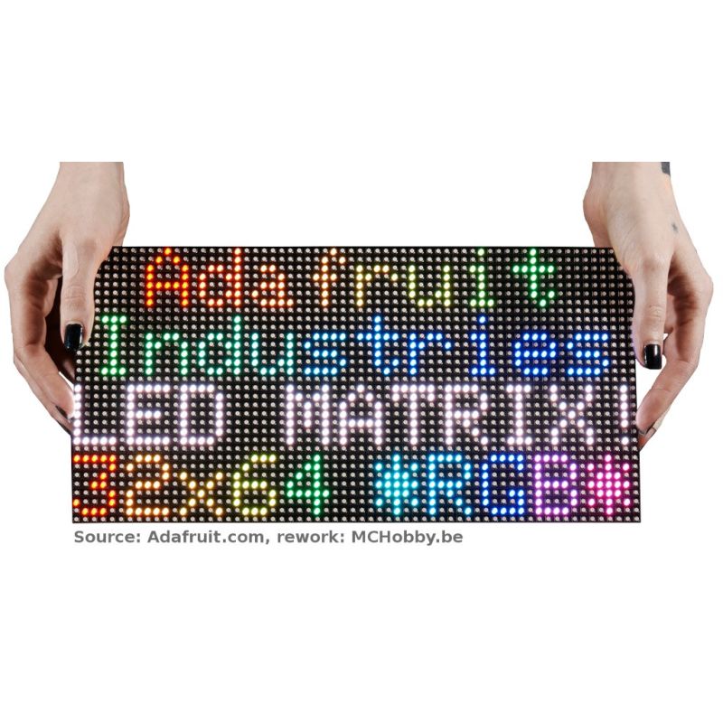 Matrice 64x32 LED RGB - empattement 5mm