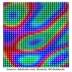 RGB Led matrix - 32x32 - 6mm spacing