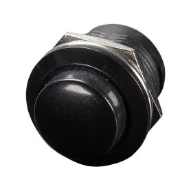 Momentaneous Push Button - 16mm - Black