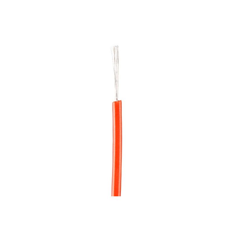 2m Red stranded wire, 26 AWG, Silicon