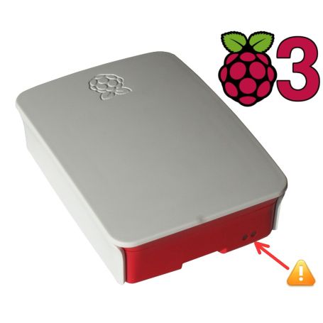 Boitier Officiel Raspberry PI B+ PI2 PI3 - Gris