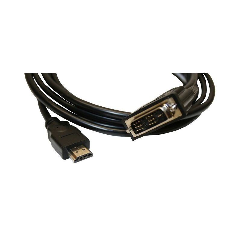 Rankie Câble Adapteur HDMI vers DVI 3m Bidirectionnel Noir 