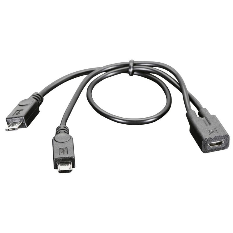 Cable micro USB splitter