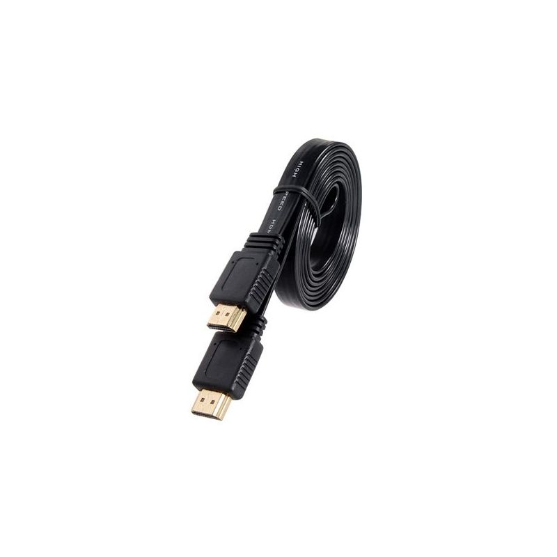 Cable HDMI plat - 1.5M - noir