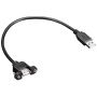 USB Cable A Male to Female - Panel Mount