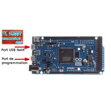DUE R3 carte SAM3X8E 32 bits ARM Cortex-M3 Arduino 