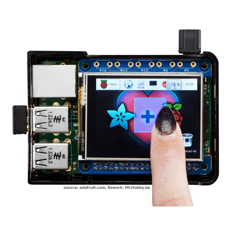 PiTFT Mini 320x240 2.4 inch (touchscreen) for Raspberry Pi