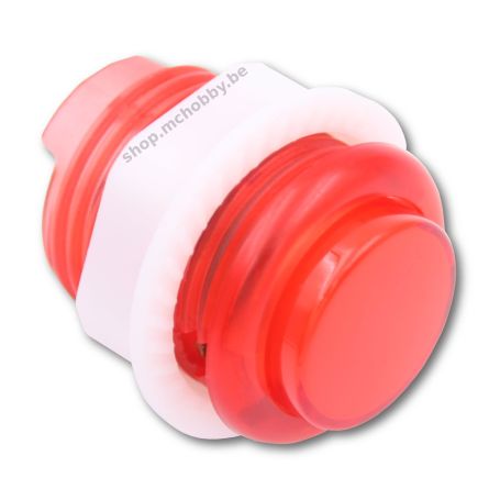 Arcade Button - LED ROUGE - Translucide 24mm