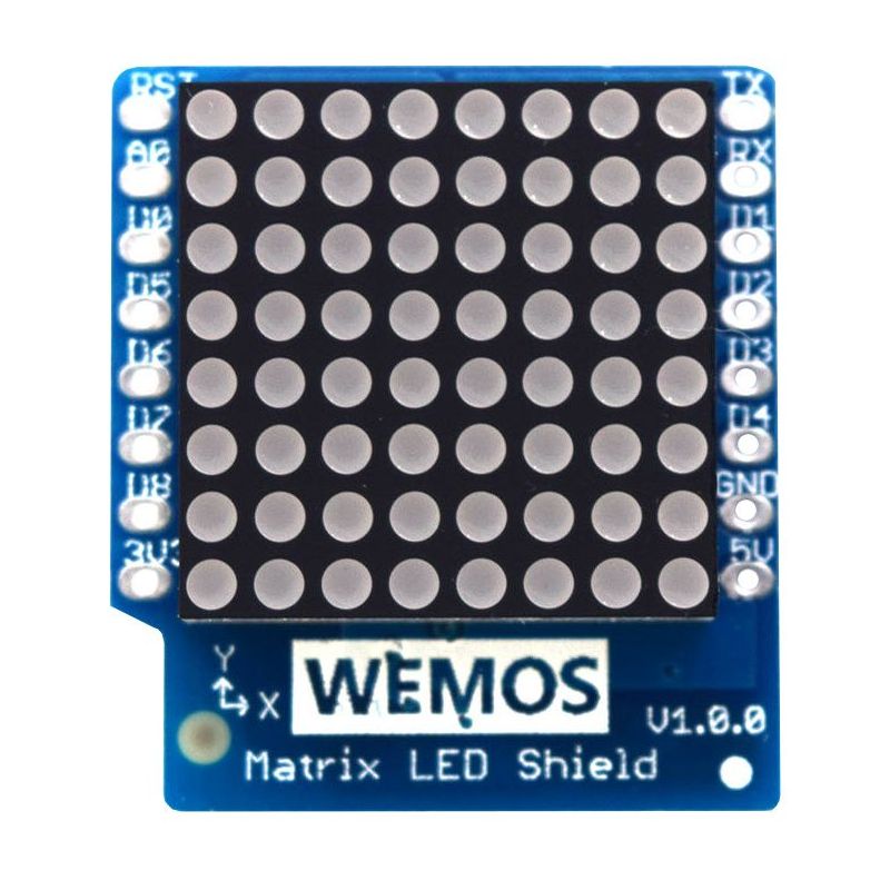 Matrix LED shield for Wemos D1