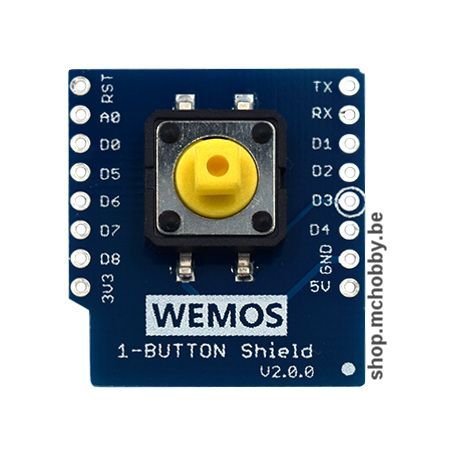 1-button shield for Wemos D1