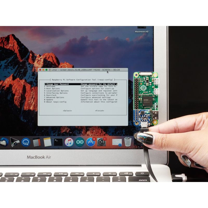 PiUart - Console USB + alimentation pour Raspberry