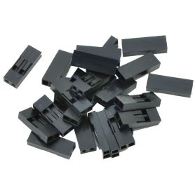 25x Housing for 1x2 crimp connector - 2.54mm