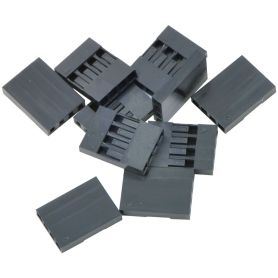 10x Housing for 1x4 crimp connector - 2.54mm