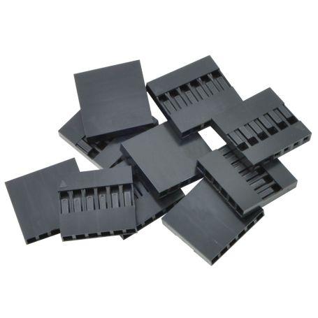 25x Housing for 1x6 grimp connector - 2.54mm