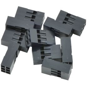10x Housing for 2x3 crimp connector - 2.54mm
