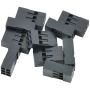 10x Housing for 2x3 grimp connector - 2.54mm