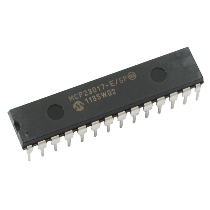 MCP23017 IO Expansion Board I2C Interface 5V/3.3V Voltage Expands 16 I/O Pins 8pcs of Boards can Stack to Use at The Same Time up to 128 I/O Pins Allows Multi I2C modules to be Stacked 