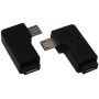 2x microUSB connector on right angle and left angle