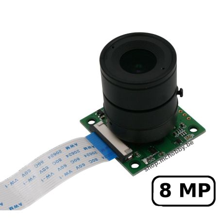 Camera Pi CS Mount -8MP - objectif interchangeable