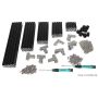 MakerBeam XL (15 x 15mm) - Black anodised - premium kit