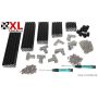 MakerBeam XL (15 x 15mm) - Anodisé Noir - kit premium
