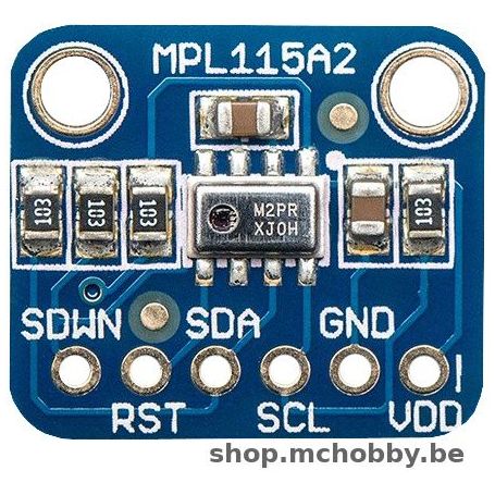 MPL115A2, pressure and temperature sensor, I2C