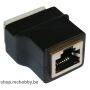 Female RJ45 dapter to 8x clip connector