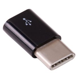USB MicroB femelle vers USB type C mâle - Noir