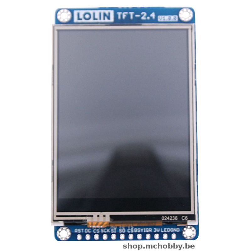 TFT Touch Color shield for LOLIN Wemos - 320 x 240 - 2.4"