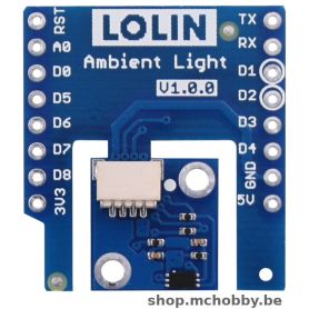 Shield BH1750 pour LOLIN Wemos D1 - Lumière ambiante