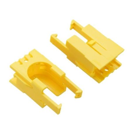 2x Romi motor-holding clips - Yellow