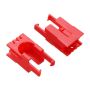 2x Romi motor-holding clips - Red
