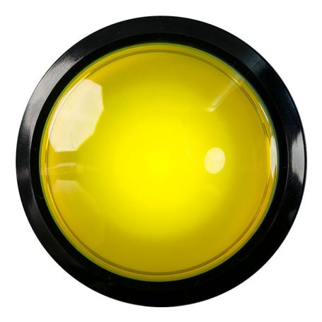 EXTRA Large Arcade Button - Blue YELLOW - 100mm