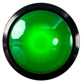 EXTRA Large Arcade Button - Green LED - 100mm