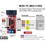 MOD-TC-MK2-31855 : Interface Thermocouple Type K avec MAX31855 + Bus I2C + GPIO
