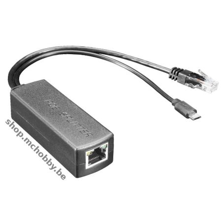 PoE (Power Over Ethernet) splitter - 5V 2.4 Amp