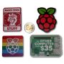 4x AutoCollants Raspberry-Pi