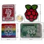 4x AutoCollants Raspberry-Pi